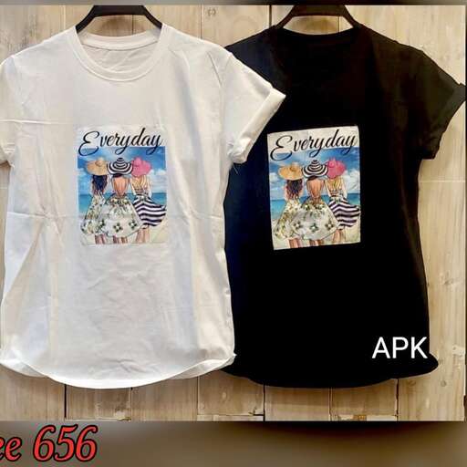 t - shirt for sale in black and white