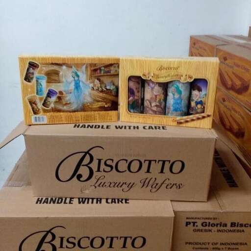 boxes of the new products