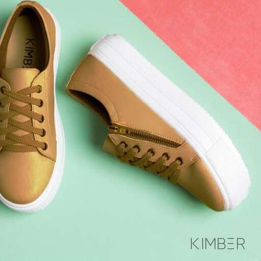 gold leather shoes for the summer