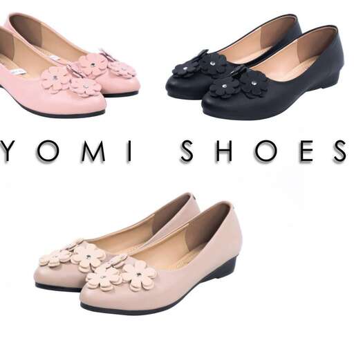 a pair of shoes with floral pattern.