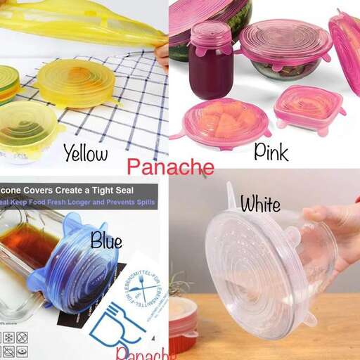 a picture of a jar with different colors of paint.