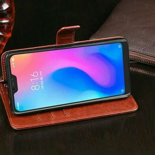 a cell phone that is sitting on a case.