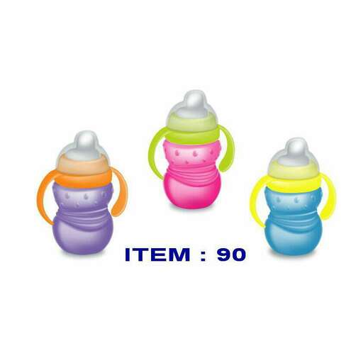 set of colorful cute baby toys.