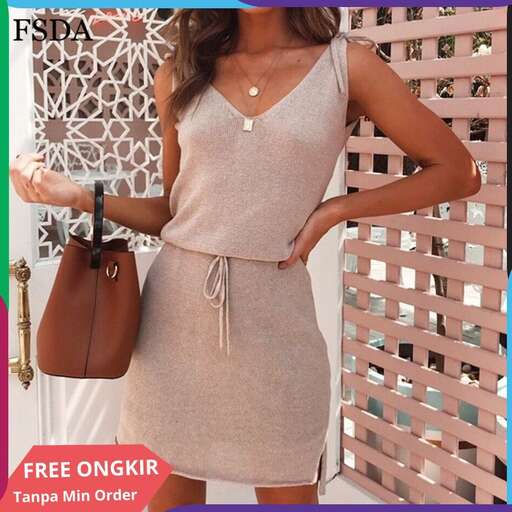 a fashion look featuring a dress, sandals and handbags.