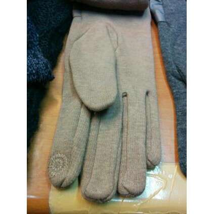 gloves made from a pair of wool