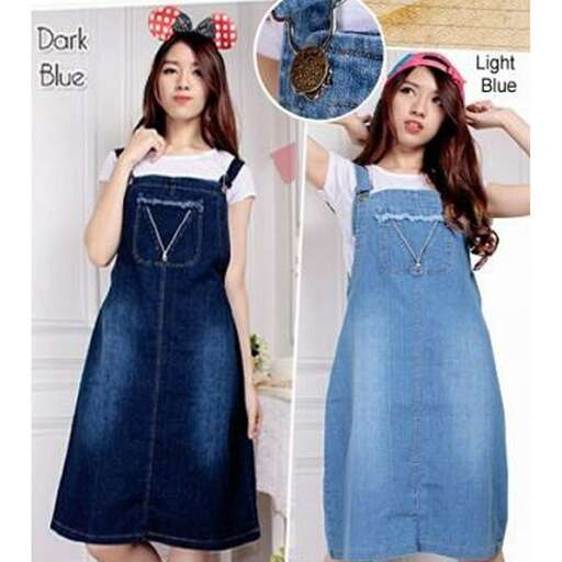 denim dress with a bow