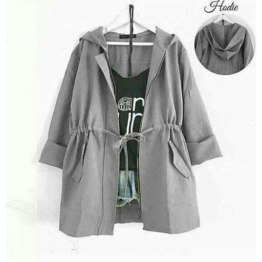 a coat with a hood