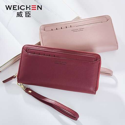 leather wallet in a leather case