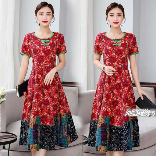 new summer new dresses new version of the new spring new long sleeved dress
