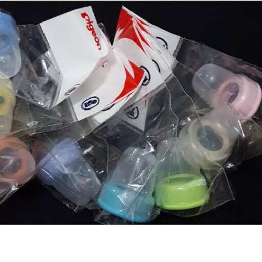 a package of baby toys with a variety of colors.
