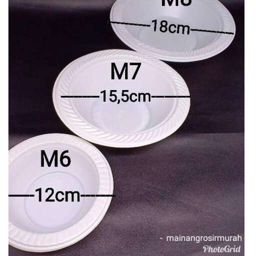 a set of plates with a measuring tape