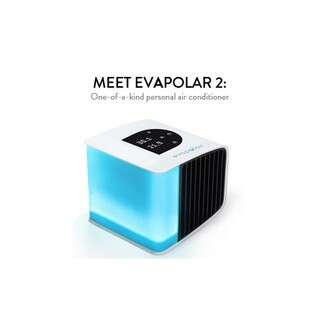 a blue and white cube with a blue background.