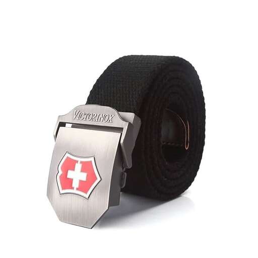 a belt that has a logo on it.