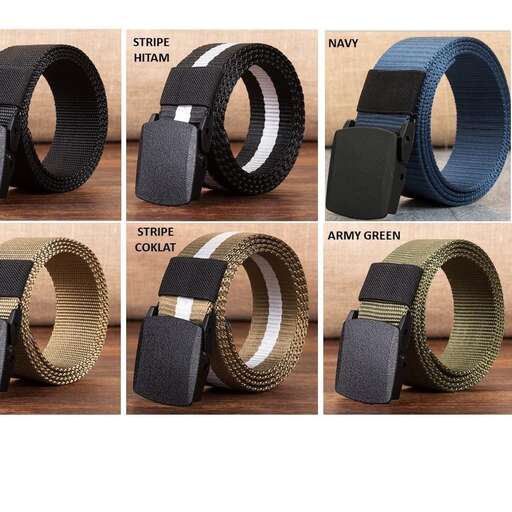 a selection of different belts