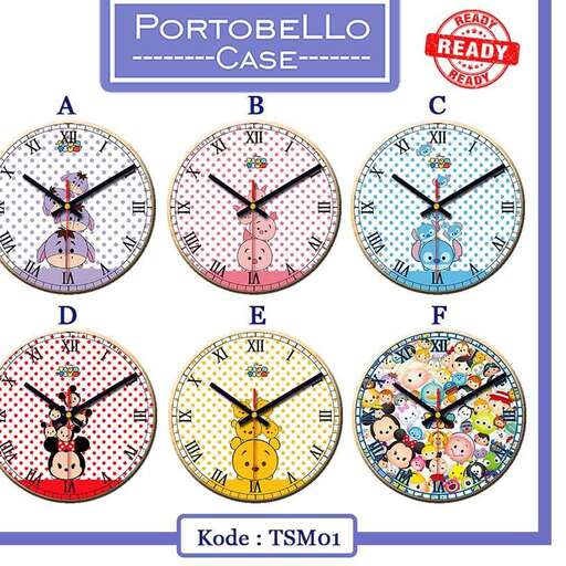 a set of clocks with different colored clocks.