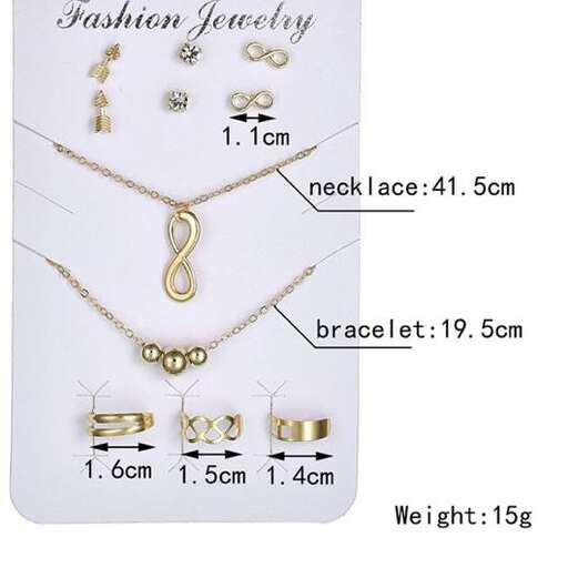 a necklace made of gold