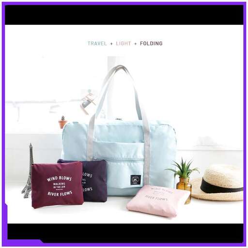 a bag with a beach bag on it