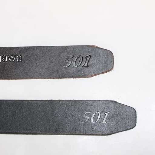 a pair of scissors with a number written on them.