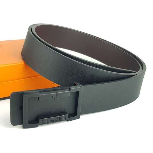 a leather belt with a buckle