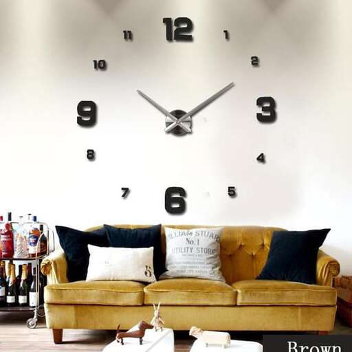 a wall clock with a clock on it
