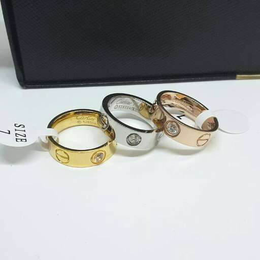a collection of rings from the collection.