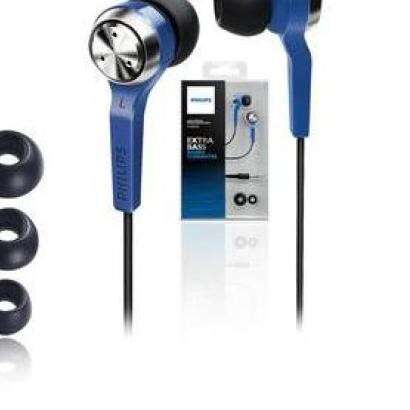 a pair of headphones with a mp3 player.