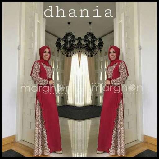 red and white dress with a touch of gold