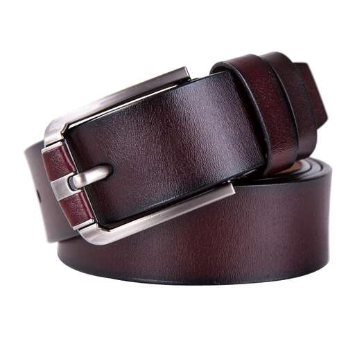 leather belt in a leather case