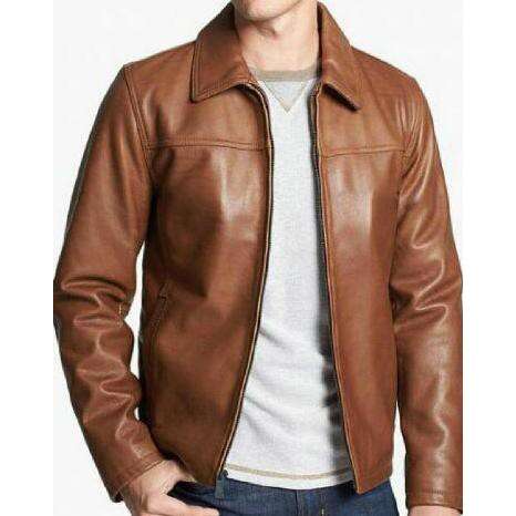 leather jacket in a classic style