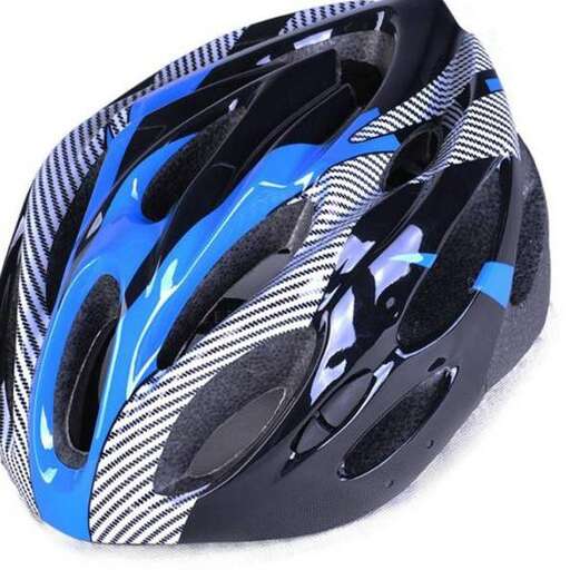 a bike helmet with a design on it