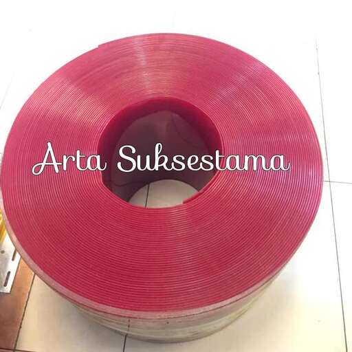 a roll of red paper towels