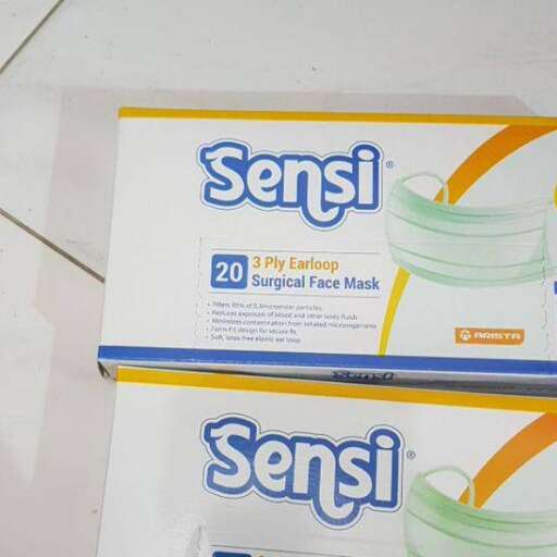 a box of product for sale in a store