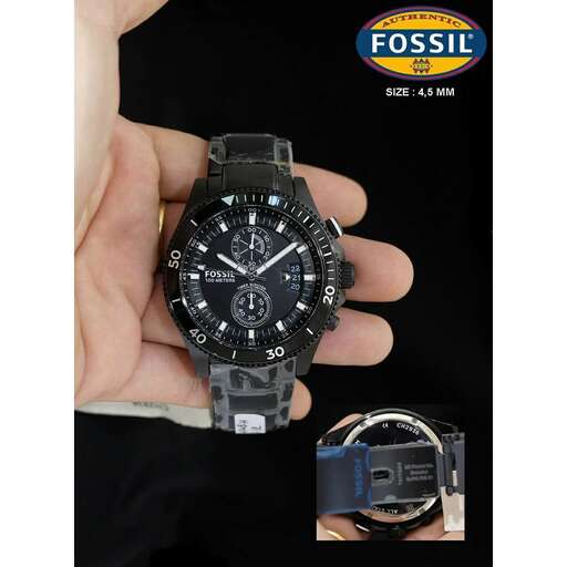 watch with a black strap