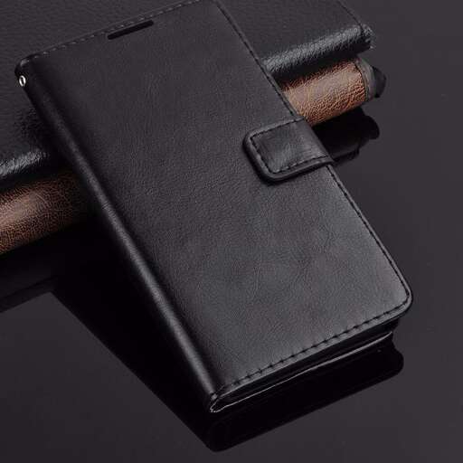 leather wallet with a leather strap