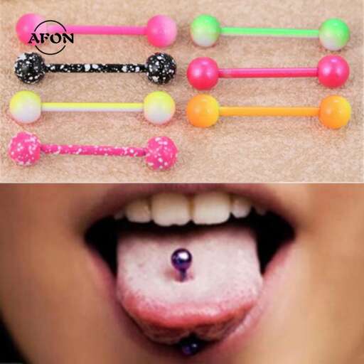a pink and green bead made out of candy