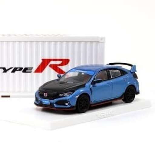 a blue car is shown with a white box behind it.