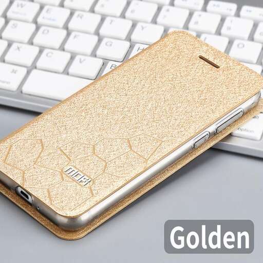 a gold cell phone case with a gold case.