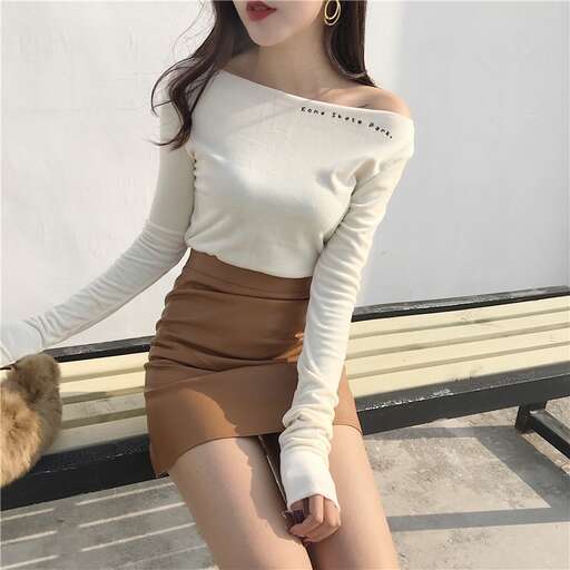 off the shoulder top with short sleeves