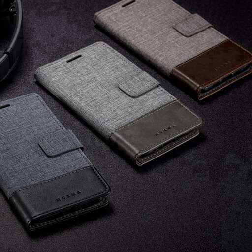 a leather case with a leather cover and a leather case.