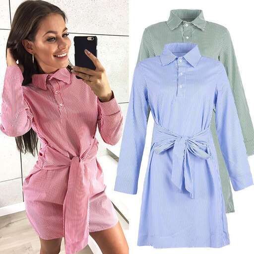 person is wearing a light pink shirt with a bow on the front.