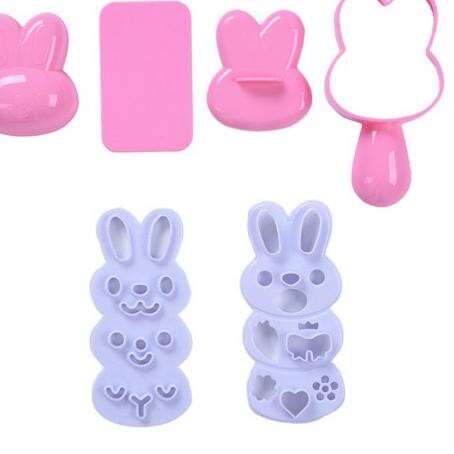 set of 4 in blue and pink