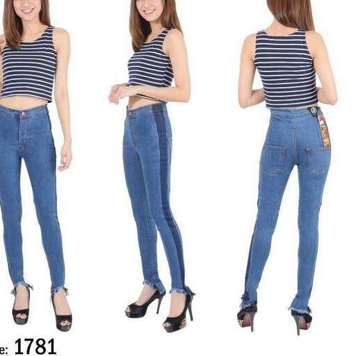 striped tank top with a belt