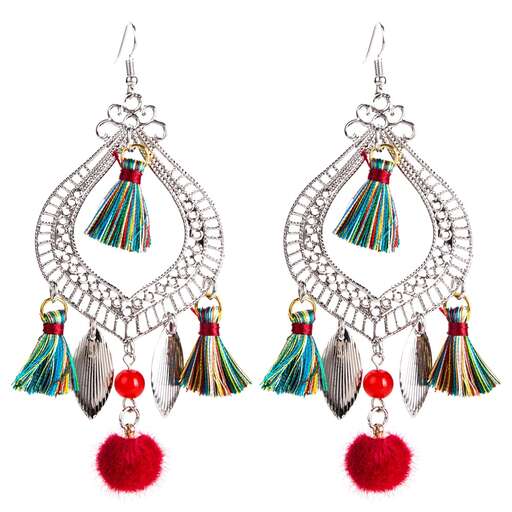 earrings in the shape of a bird