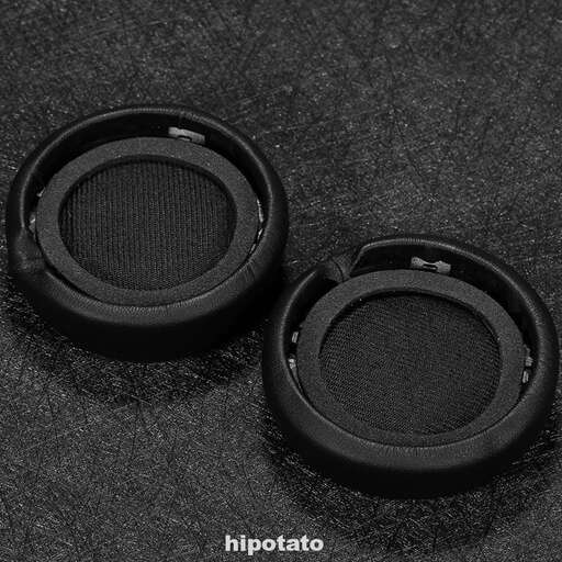a pair of speakers in black