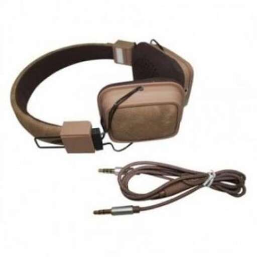 a pair of headphones with a cable
