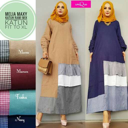 a dress with a long skirt