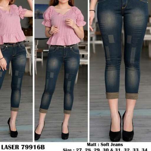 jeans with a pink top