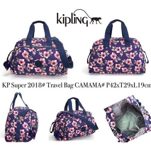 large bag with a floral print