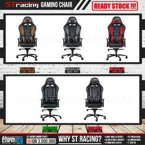 a chair with a chair and a computer monitor