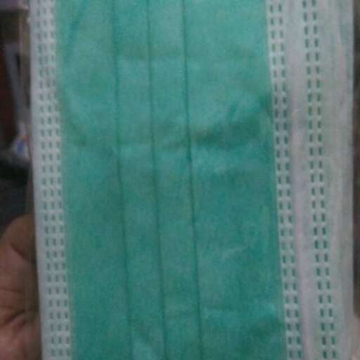 the green is the color of the fabric